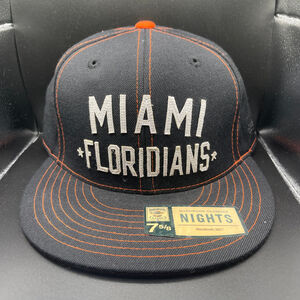 Men's Reebok Miami Floridians Hat Size 7 5/8